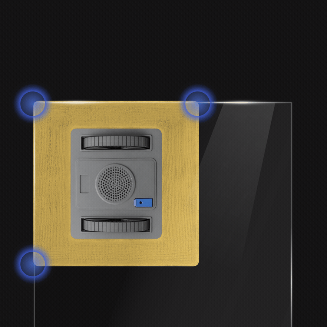 Veltron™ Hester M3 Intelligenter Fensterreiniger  Automatisch und Mühelos
